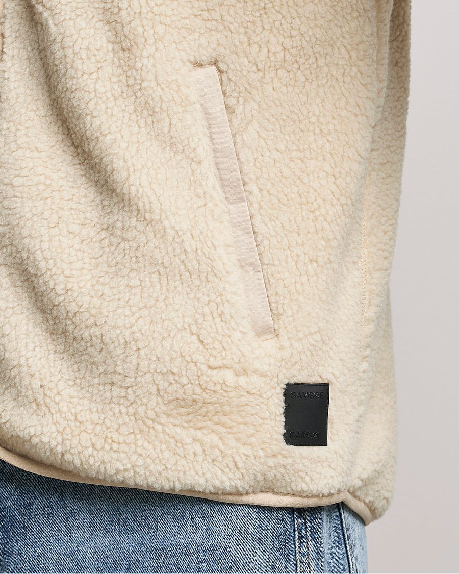 Hombres | Jerséis y prendas de punto | Samsøe Samsøe | Samsøe & Samsøe Rune Fleece Vest Brown Rice