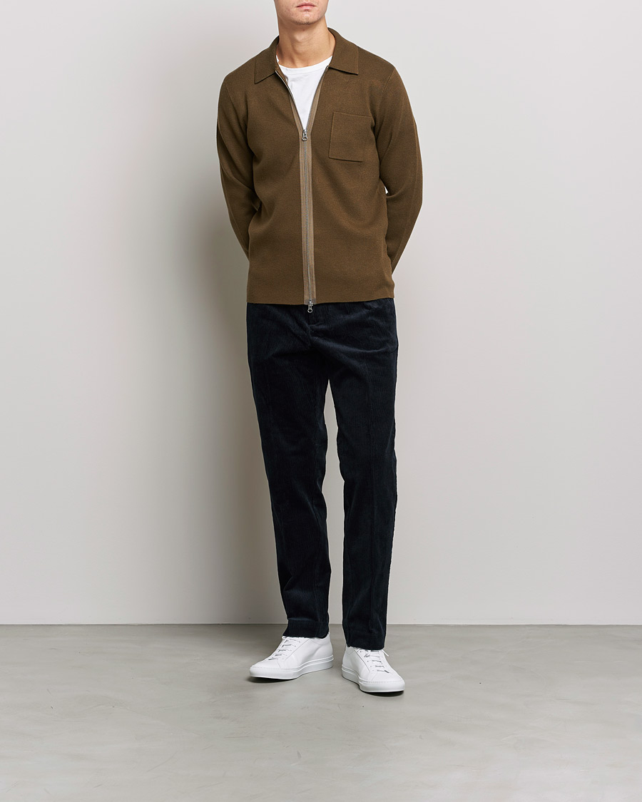 Hombres | Pantalones | Samsøe Samsøe | Fleix Corduroy Trousers Salute Navy