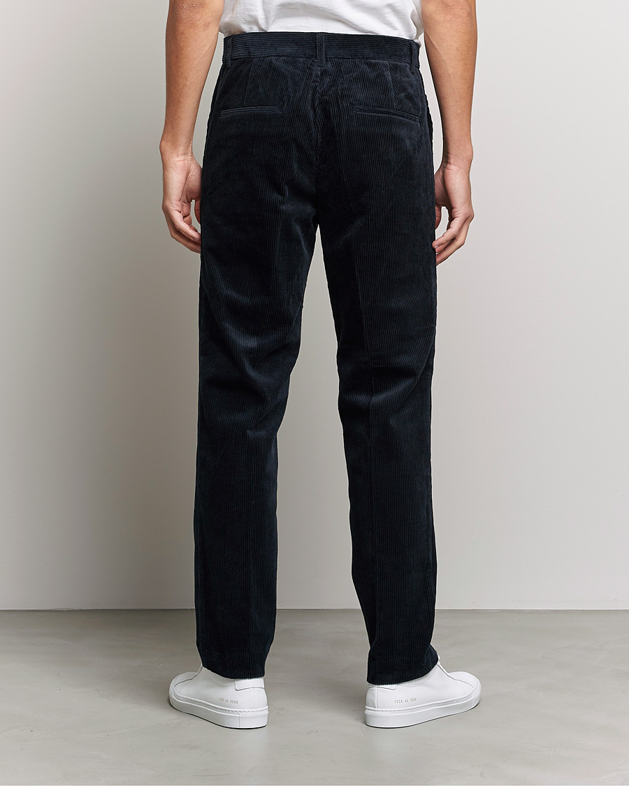Hombres | Pantalones | Samsøe Samsøe | Fleix Corduroy Trousers Salute Navy