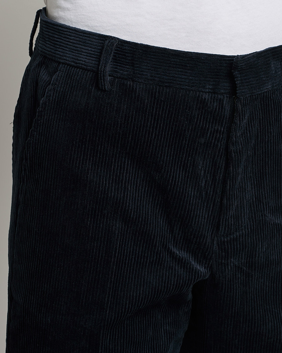 Hombres | Pantalones | Samsøe Samsøe | Fleix Corduroy Trousers Salute Navy
