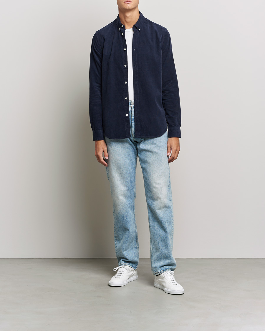 Hombres | Camisas | Samsøe Samsøe | Samsøe & Samsøe Liam Organic Cotton Shirt Salute