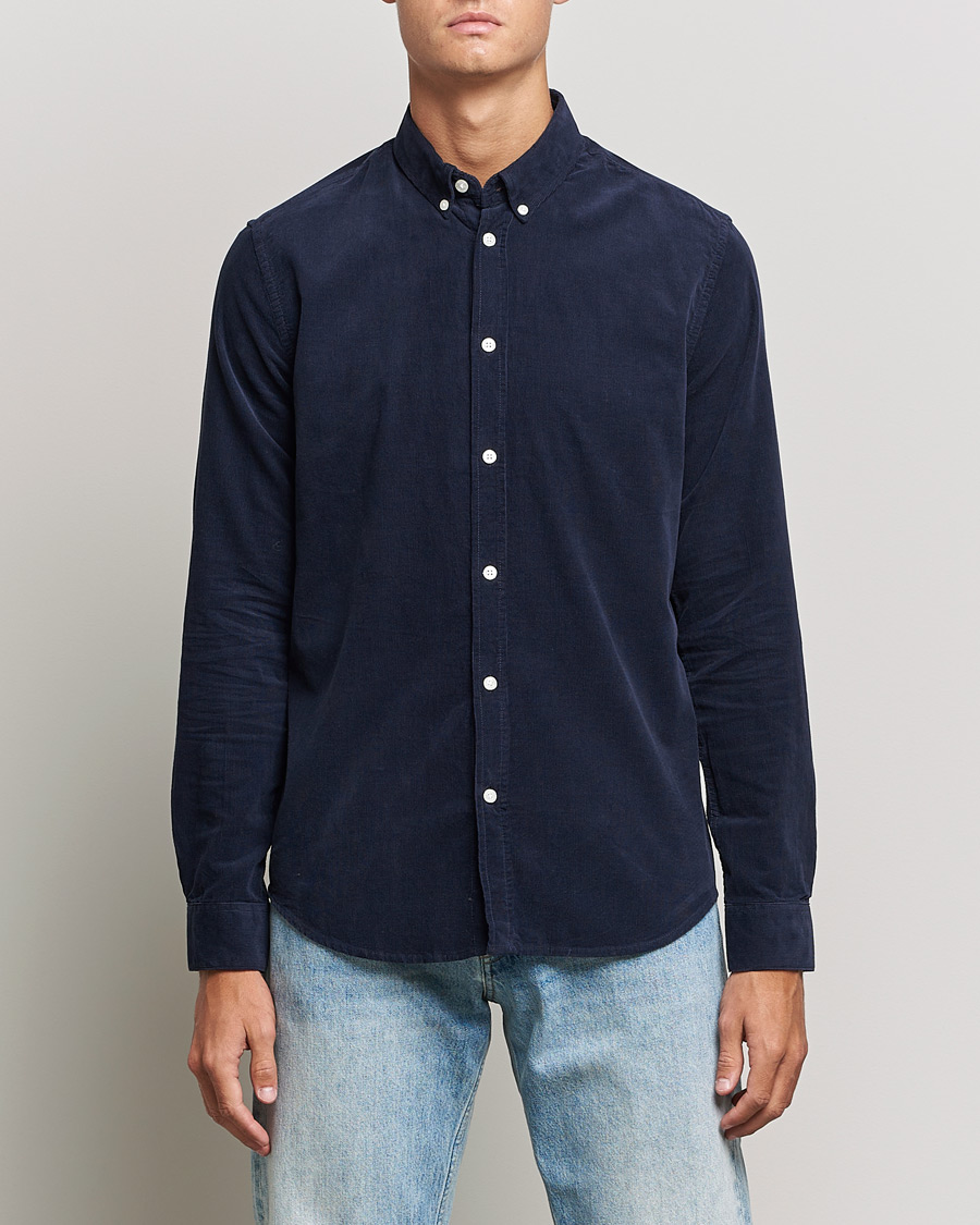 Hombres | Camisas | Samsøe Samsøe | Samsøe & Samsøe Liam Organic Cotton Shirt Salute