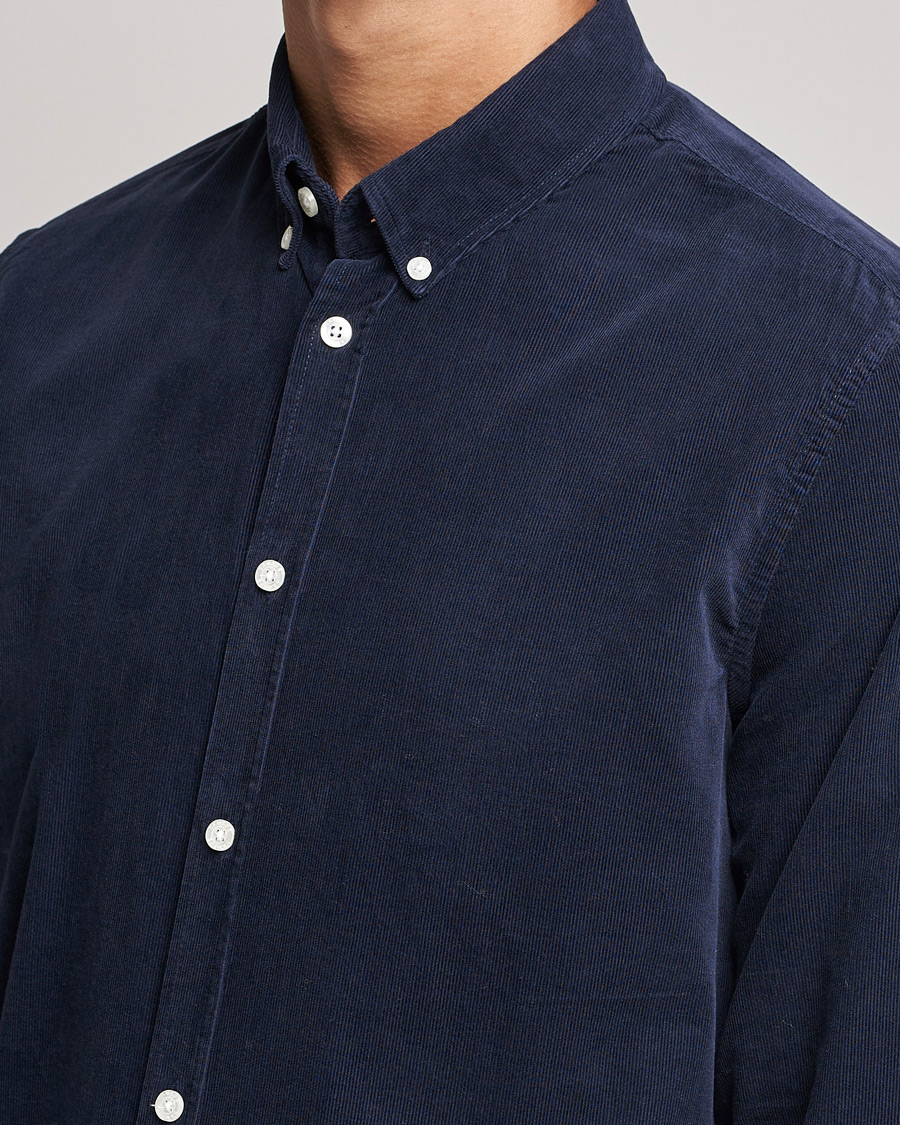 Hombres | Camisas | Samsøe Samsøe | Samsøe & Samsøe Liam Organic Cotton Shirt Salute