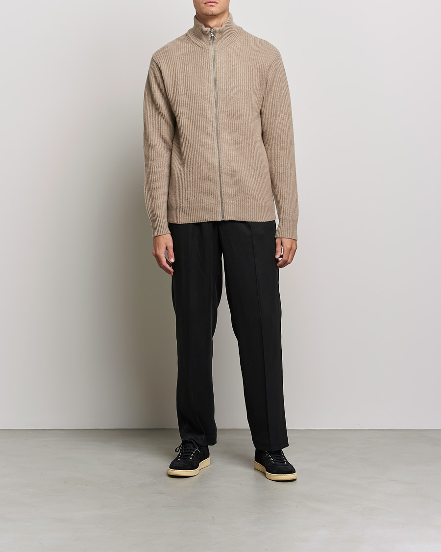 Hombres | Jerséis y prendas de punto | Samsøe Samsøe | Samsøe & Samsøe Logan Heavy Kniited Zip Cardigan Winter Twig