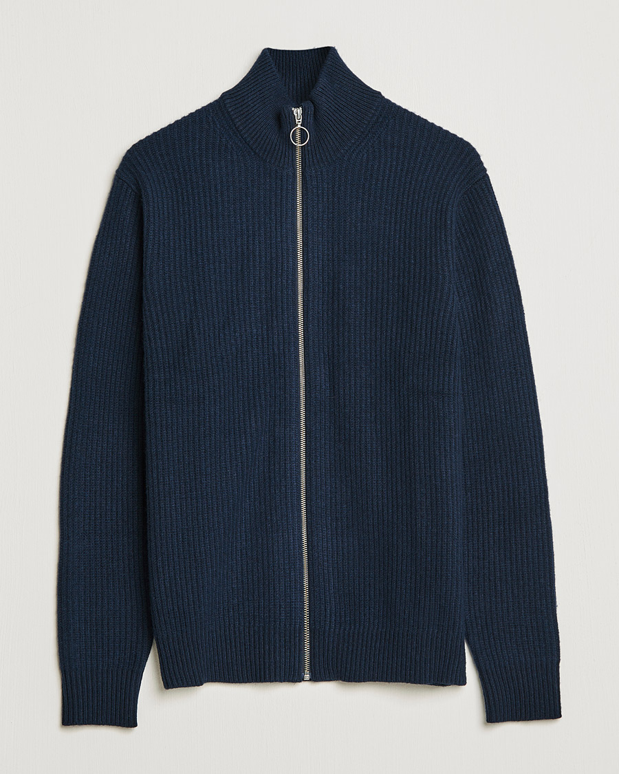 Hombres | Jerséis y prendas de punto | Samsøe Samsøe | Samsøe & Samsøe Logan Heavy Kniited Zip Cardigan Salute