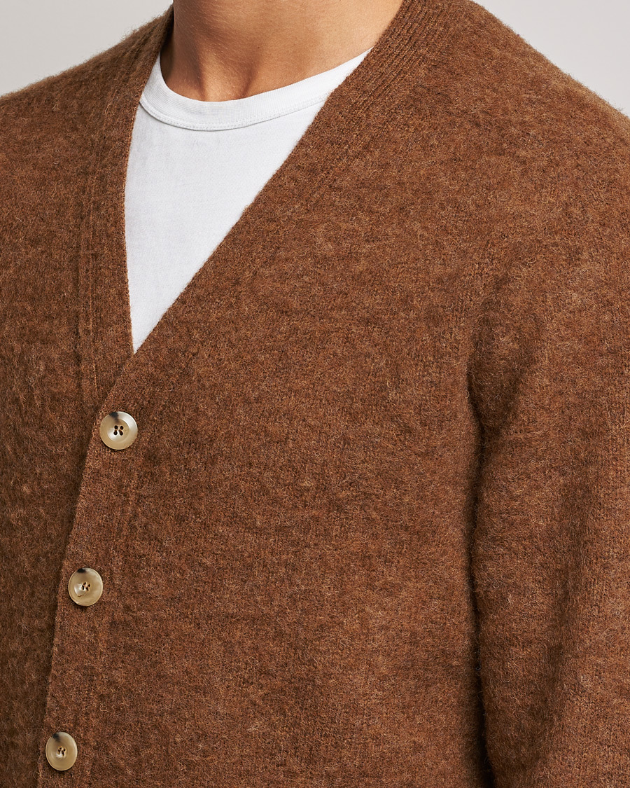 Hombres | Jerséis y prendas de punto | Howlin' | Brushed Wool Cardigan Nuts