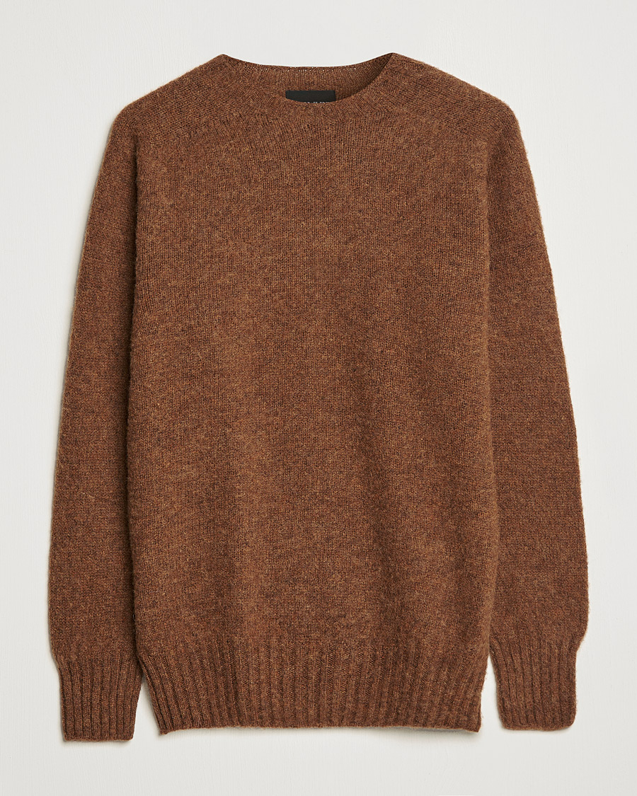 Hombres | Jerséis y prendas de punto | Howlin' | Brushed Wool Sweater Nuts