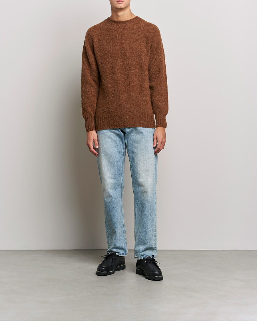 Hombres | Jerséis y prendas de punto | Howlin' | Brushed Wool Sweater Nuts