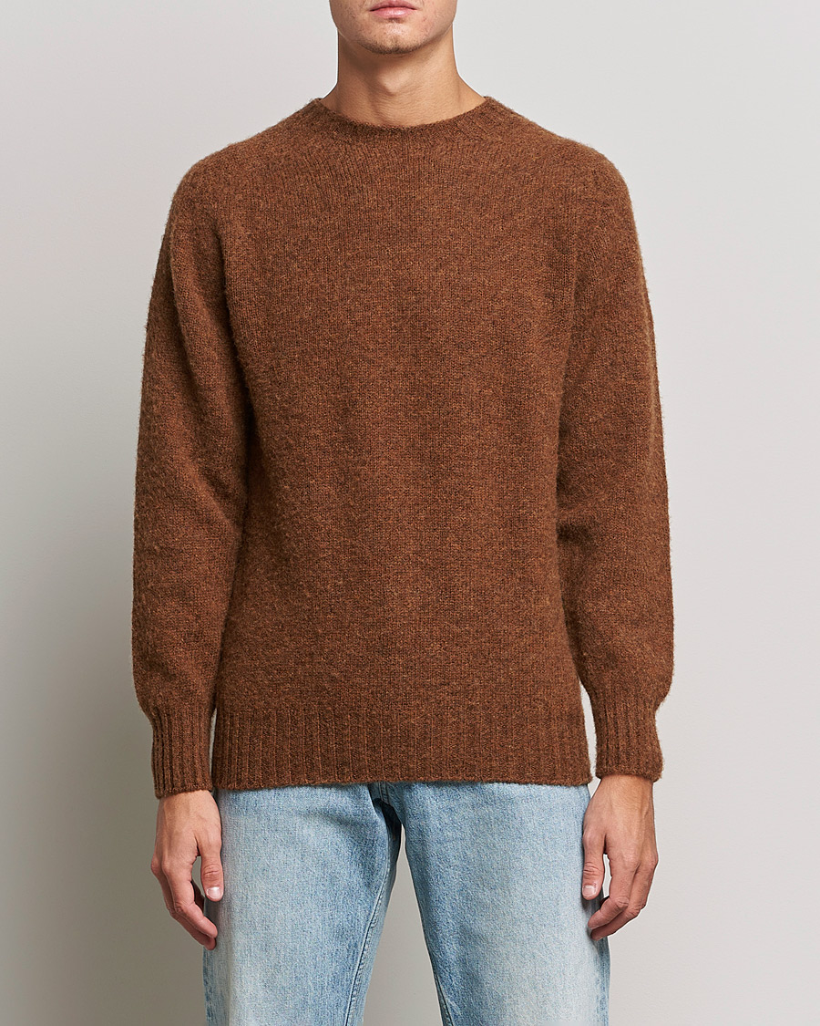 Hombres | Jerséis y prendas de punto | Howlin' | Brushed Wool Sweater Nuts