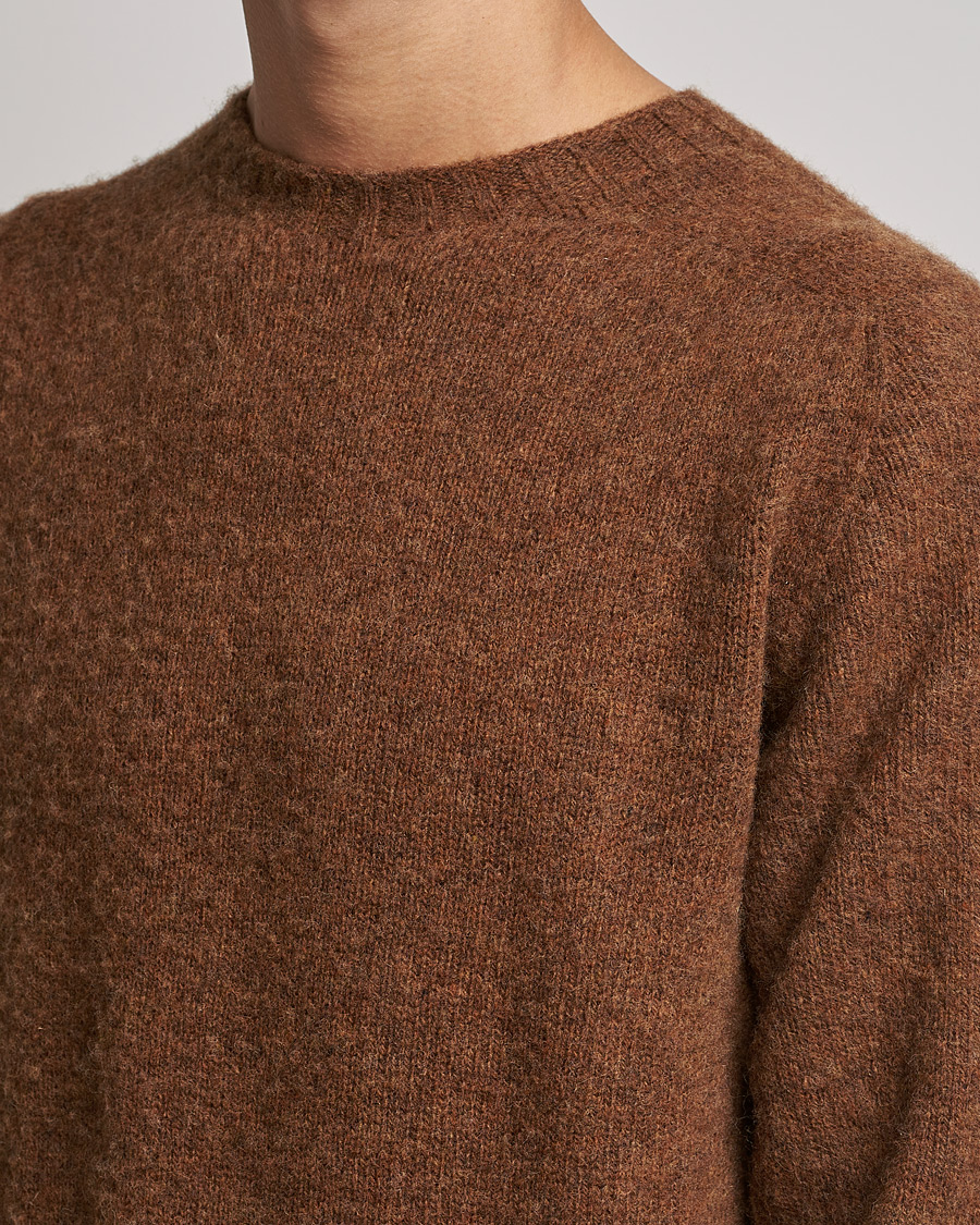 Hombres | Jerséis y prendas de punto | Howlin' | Brushed Wool Sweater Nuts