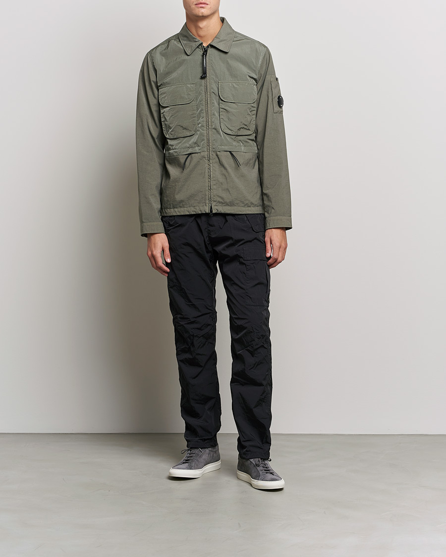 Hombres | Abrigos y chaquetas | C.P. Company | Taylon P Mixed Shirt Jacket Green