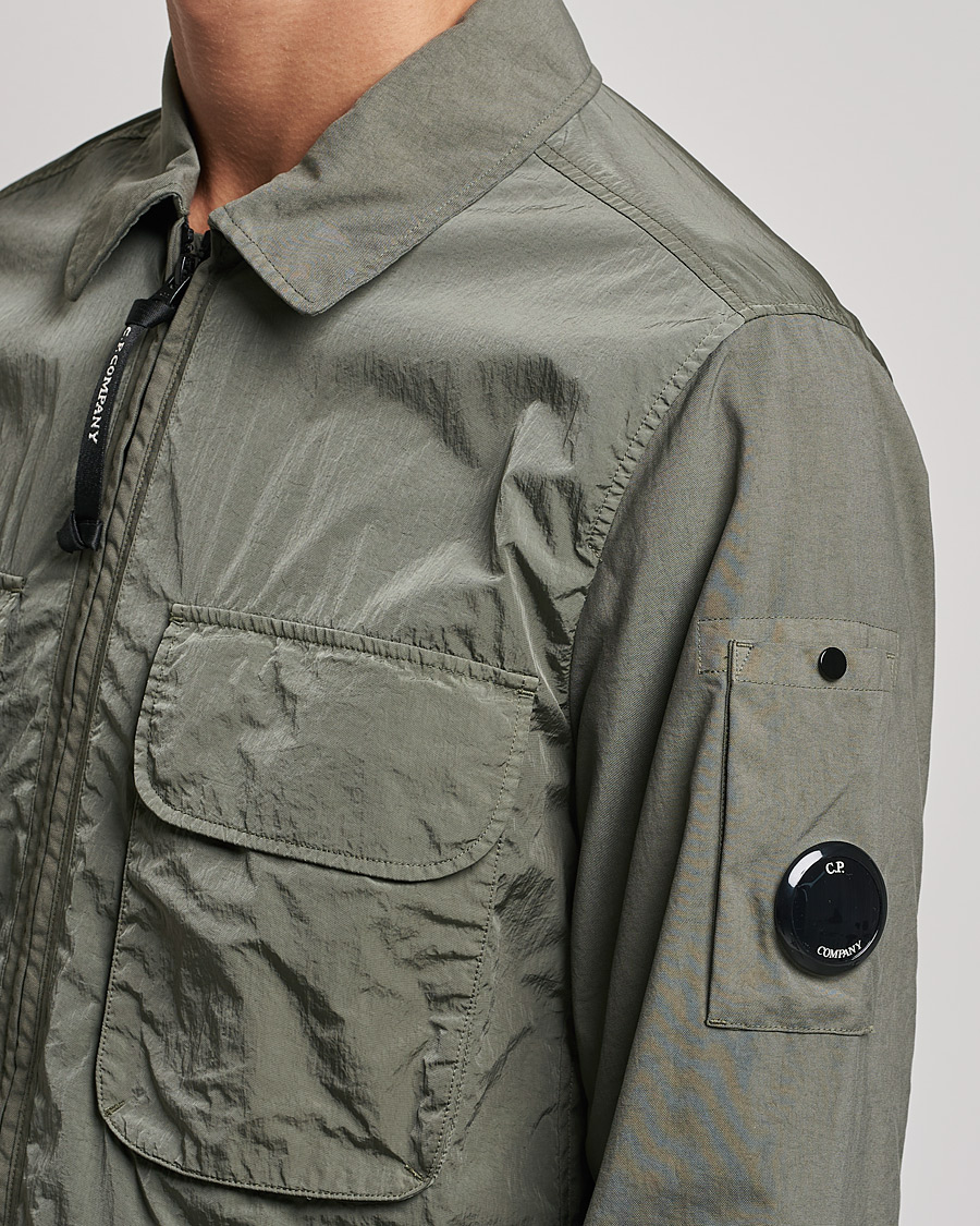 Hombres | Abrigos y chaquetas | C.P. Company | Taylon P Mixed Shirt Jacket Green