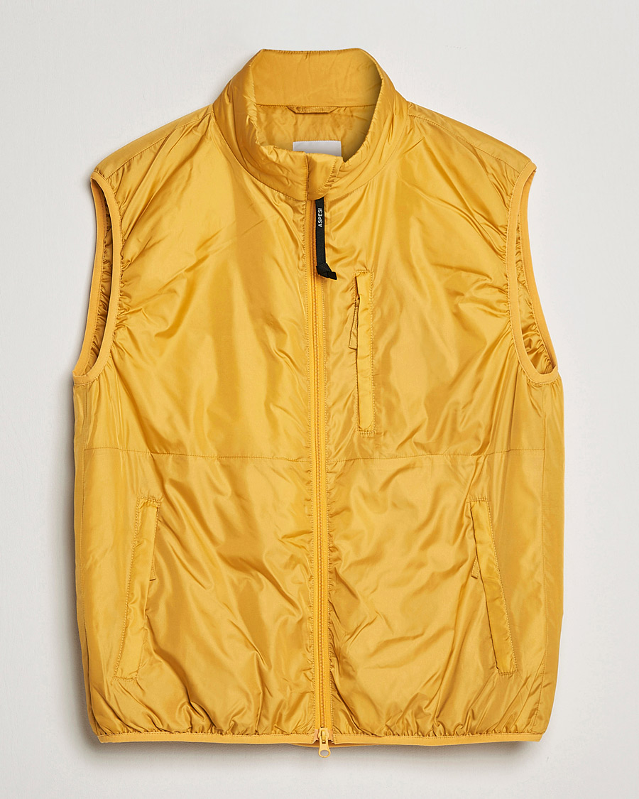 Hombres | Chalecos | Aspesi | Jil Padded Vest Yellow