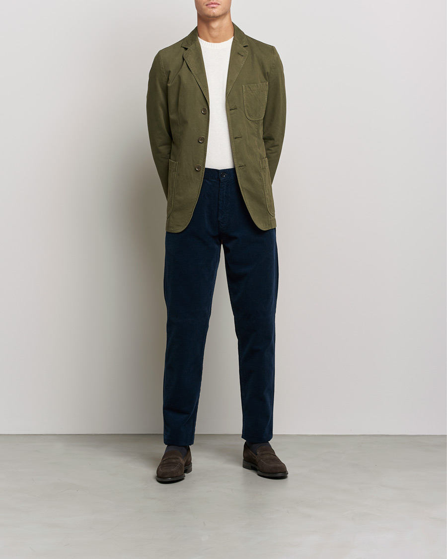 Hombres | Pantalones | Aspesi | Corduroy Pants Navy