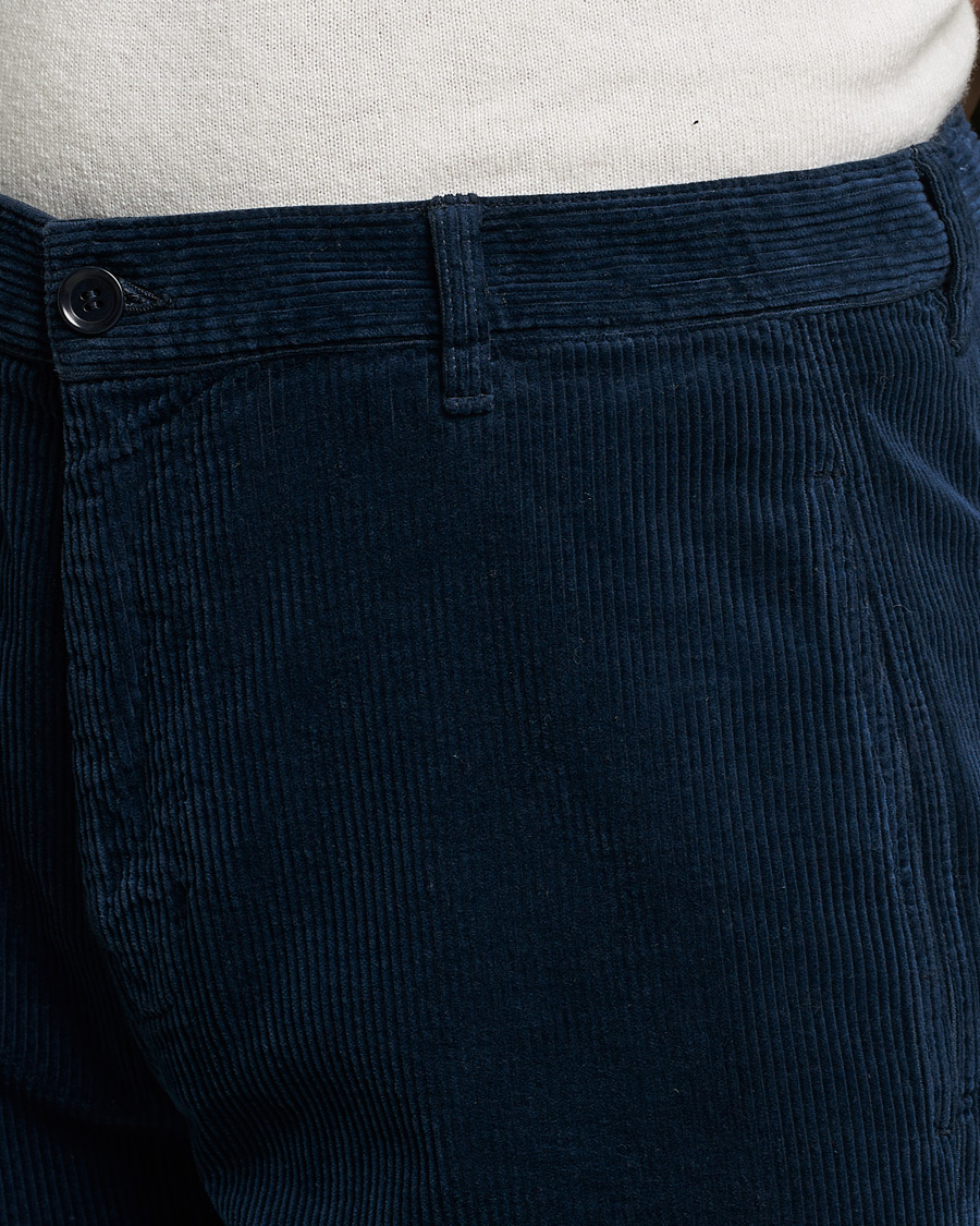 Hombres | Pantalones | Aspesi | Corduroy Pants Navy