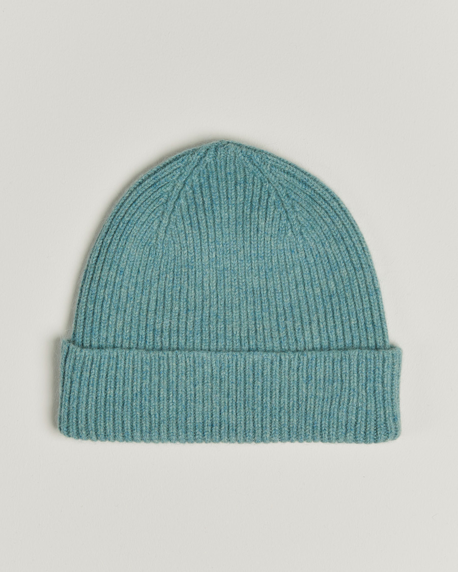Hombres | Le Bonnet Lambswool/Caregora Beanie Basil | Le Bonnet | Lambswool/Caregora Beanie Basil
