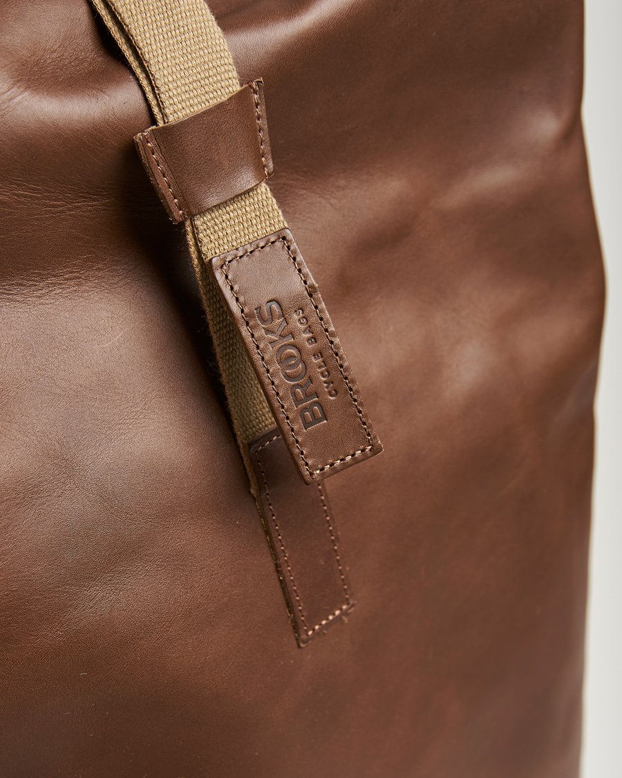 Hombres | Bolsos | Brooks England | Pickwick Large Leather Backpack Dark Tan