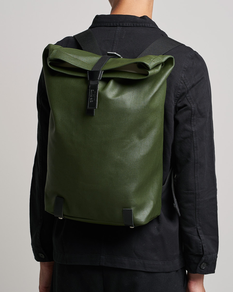 Hombres |  | Brooks England | Pickwick Cotton Canvas 26L Backpack Forest