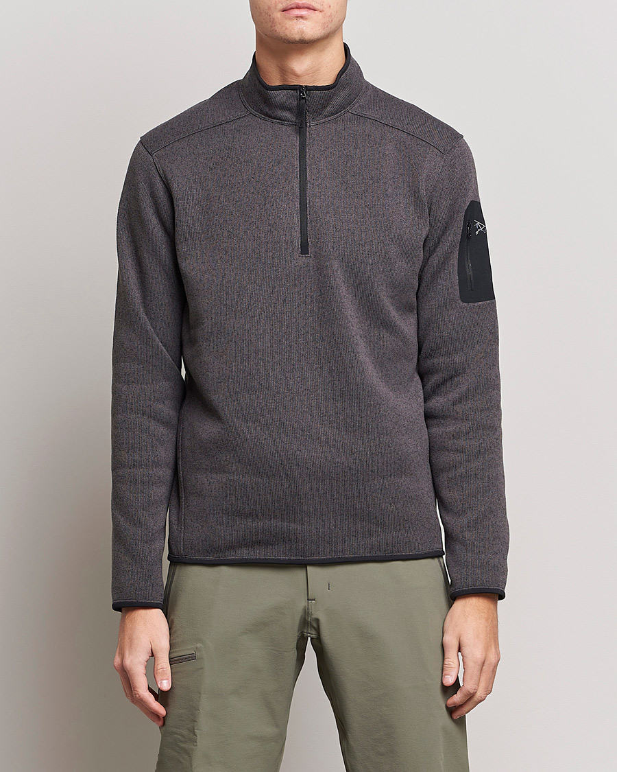 Hombres | Jerséis y prendas de punto | Arc'teryx | Covert Half-Zip Black Heather