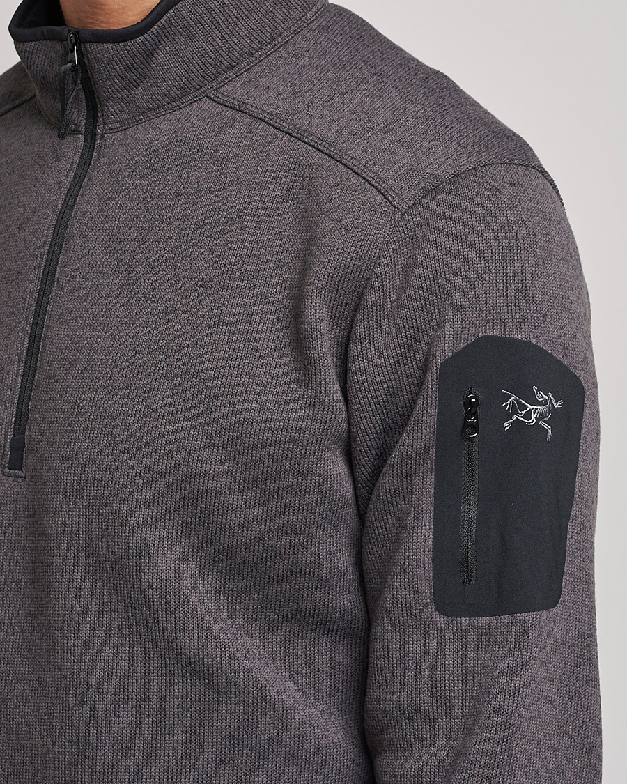 Hombres | Jerséis y prendas de punto | Arc'teryx | Covert Half-Zip Black Heather