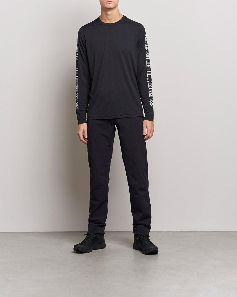 Hombres | Camisetas | Arc'teryx | Cormac Logo Crew Neck Black