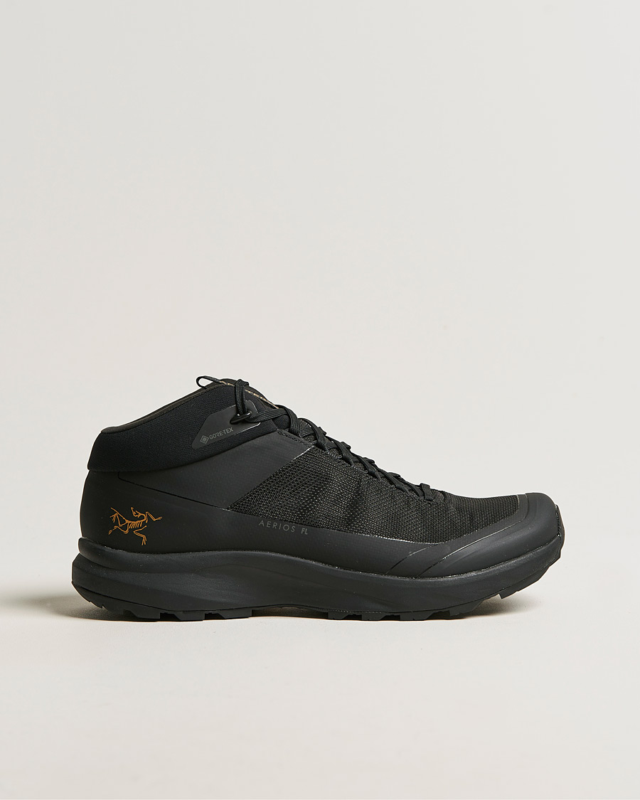 Hombres | Arc'teryx Arerios FL Mid GoreTex Boots Black | Arc'teryx | Arerios FL Mid GoreTex Boots Black