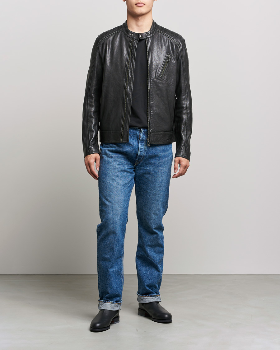 Hombres | Abrigos y chaquetas | Belstaff | V Racer 2.0 Leather Jacket Black