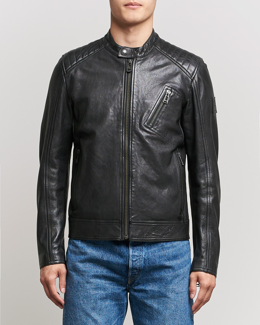 Hombres | Abrigos y chaquetas | Belstaff | V Racer 2.0 Leather Jacket Black