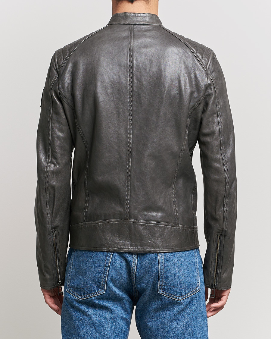 Hombres | Abrigos y chaquetas | Belstaff | V Racer 2.0 Leather Jacket Dark Grey