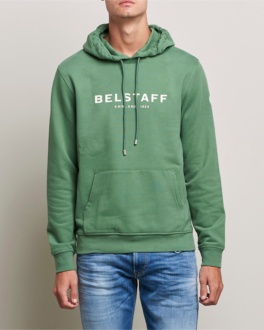 Hombres | Jerséis y prendas de punto | Belstaff | 1924 Hood Graph Green