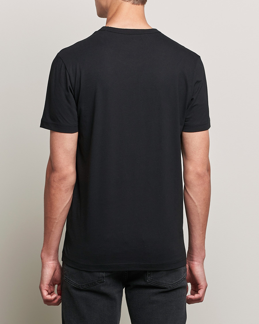 Hombres | Camisetas | Belstaff | Coteland Logo Crew Neck Tee Black/Orange