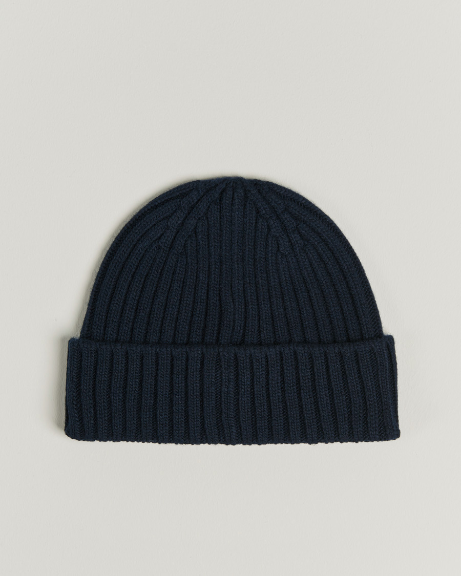 Hombres | Belstaff Watch Wool Beanie Dark Navy | Belstaff | Watch Wool Beanie Dark Navy