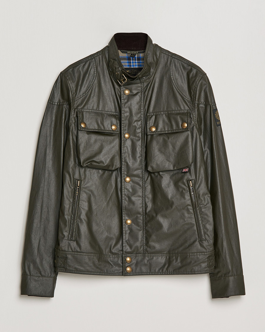 Hombres | Abrigos y chaquetas | Belstaff | Racemaster Waxed Jacket Faded Olive
