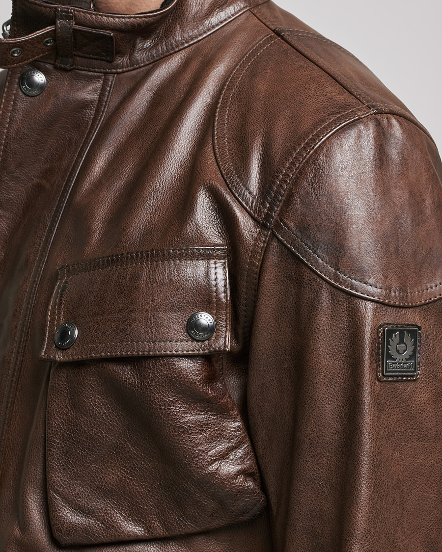 Hombres | Abrigos y chaquetas | Belstaff | Trialmaster Panther Leather Jacket Saddle Brown
