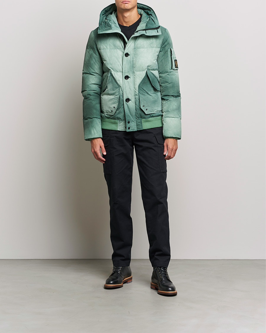 Hombres | Abrigos y chaquetas | Belstaff | Radar Batik Hooded Jacket Graph Green