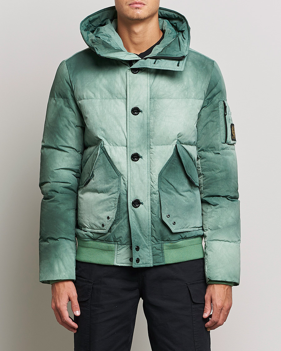 Hombres | Abrigos y chaquetas | Belstaff | Radar Batik Hooded Jacket Graph Green