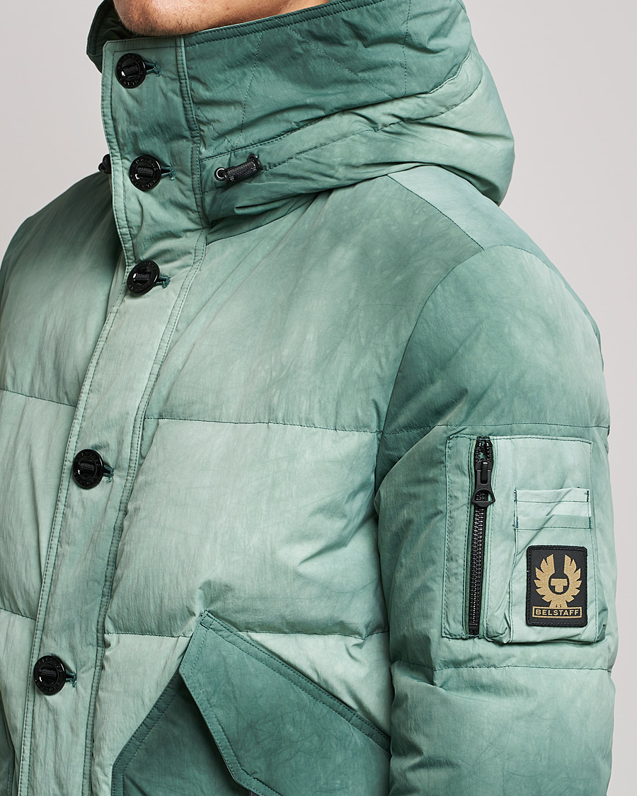 Hombres | Abrigos y chaquetas | Belstaff | Radar Batik Hooded Jacket Graph Green