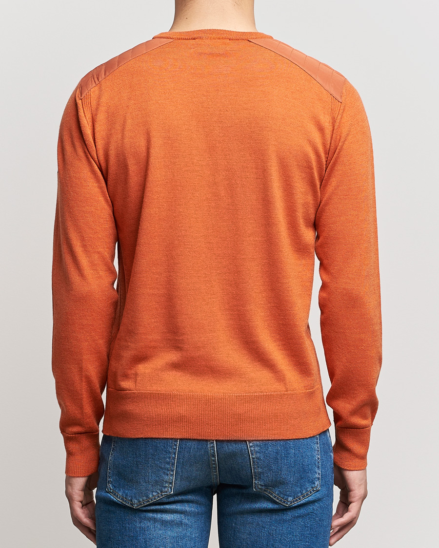 Hombres | Jerséis y prendas de punto | Belstaff | Kerrigan Crew Neck Merino Sweatshirt Amber