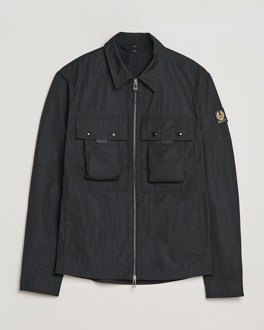 Hombres | Camisas | Belstaff | Tactical Nylon Pocket Overshirt Black