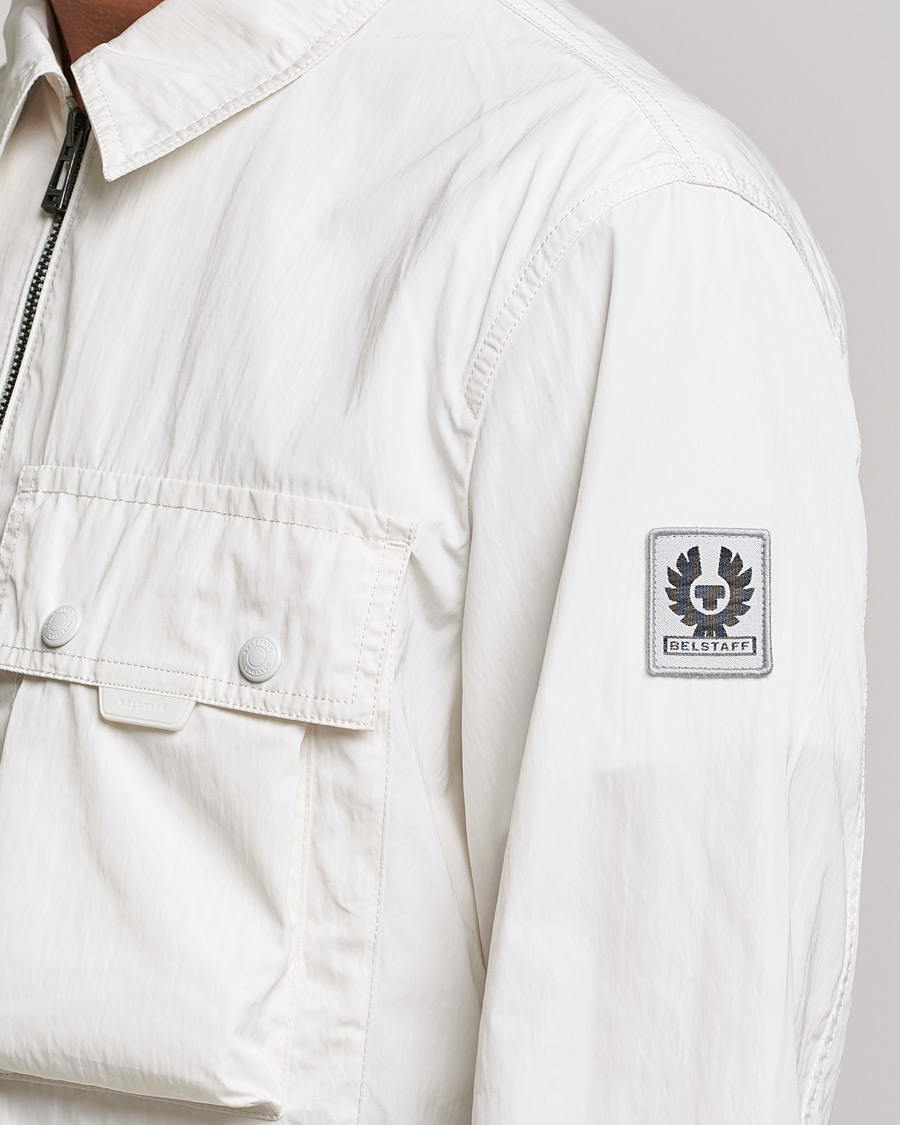 Hombres | Camisas | Belstaff | Tactical Nylon Pocket Overshirt Chalk