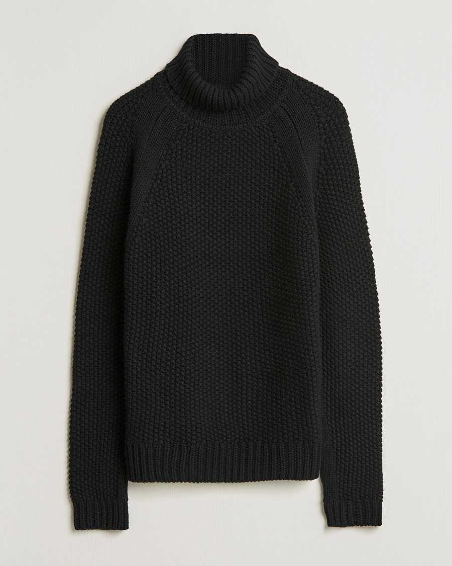 Hombres | Jerséis y prendas de punto | Belstaff | Manor Wool Rollneck Black