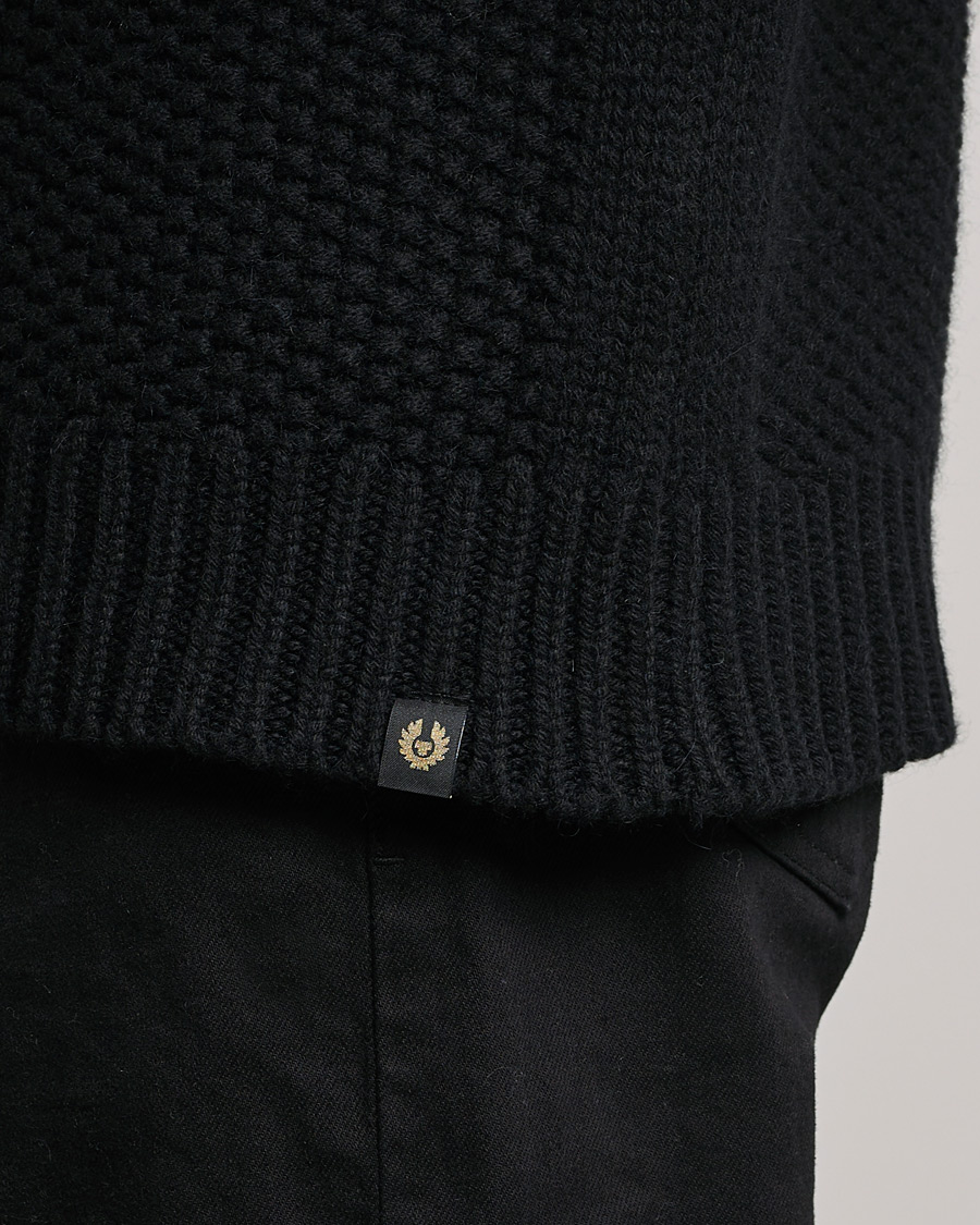 Hombres | Jerséis y prendas de punto | Belstaff | Manor Wool Rollneck Black