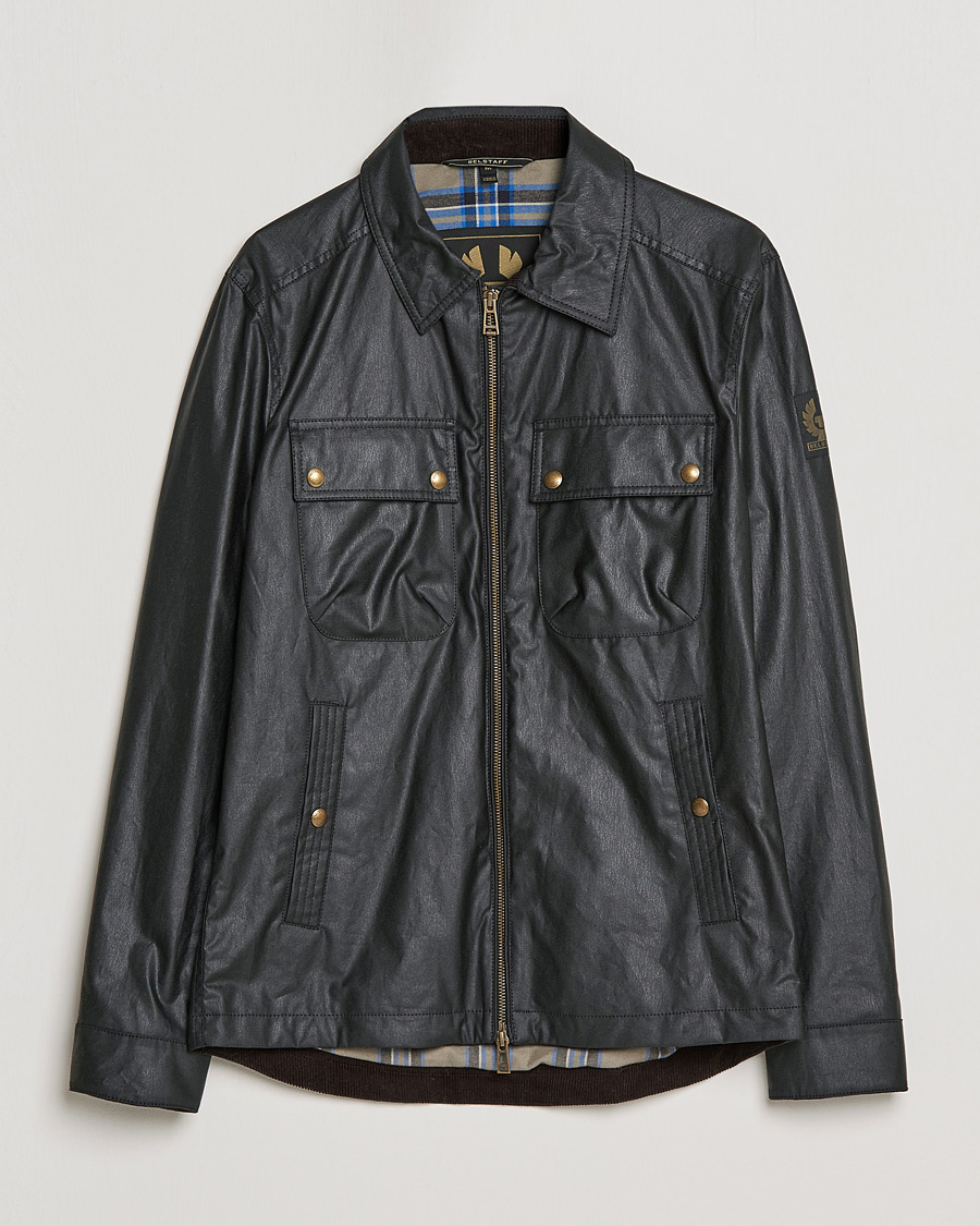 Hombres | Abrigos y chaquetas | Belstaff | Tour Waxed Shirt Jacket Black