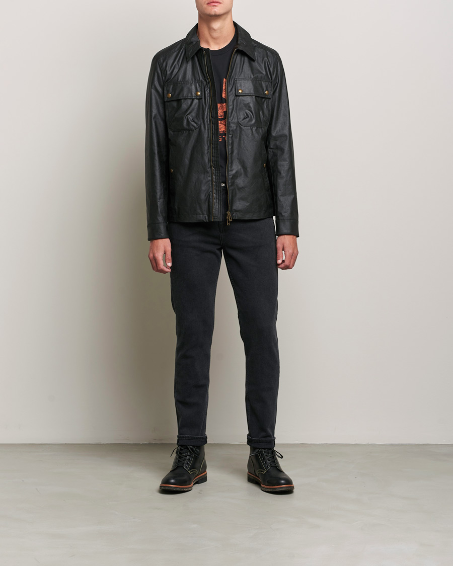 Hombres | Abrigos y chaquetas | Belstaff | Tour Waxed Shirt Jacket Black