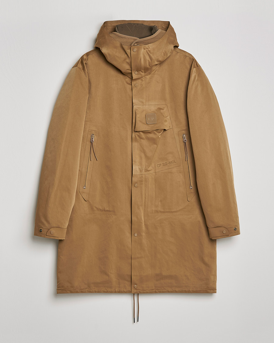 Hombres | Abrigos y chaquetas | C.P. Company | Metropolis A.A.C. Two in One Down Parka Khaki Brown