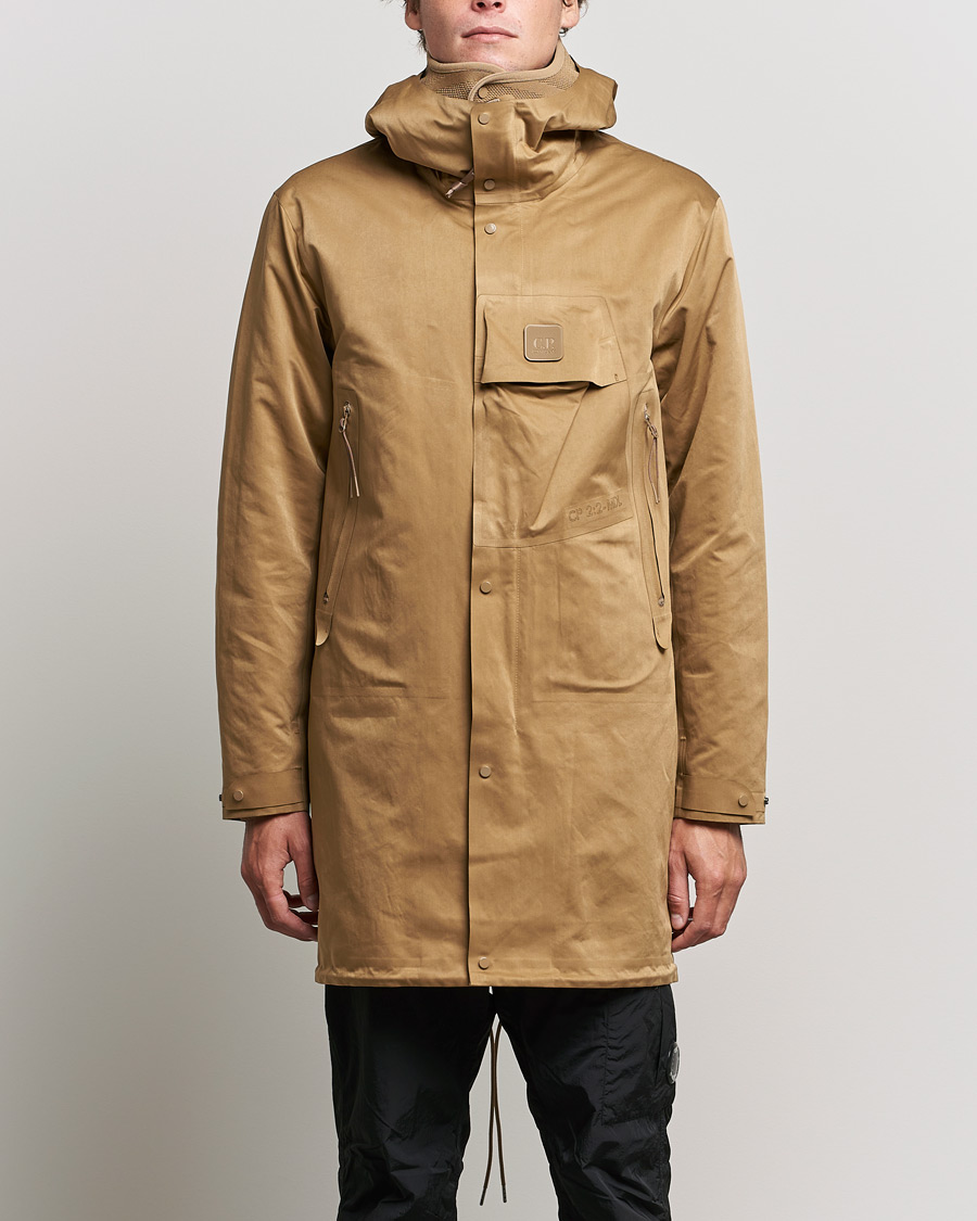 Hombres | Abrigos y chaquetas | C.P. Company | Metropolis A.A.C. Two in One Down Parka Khaki Brown