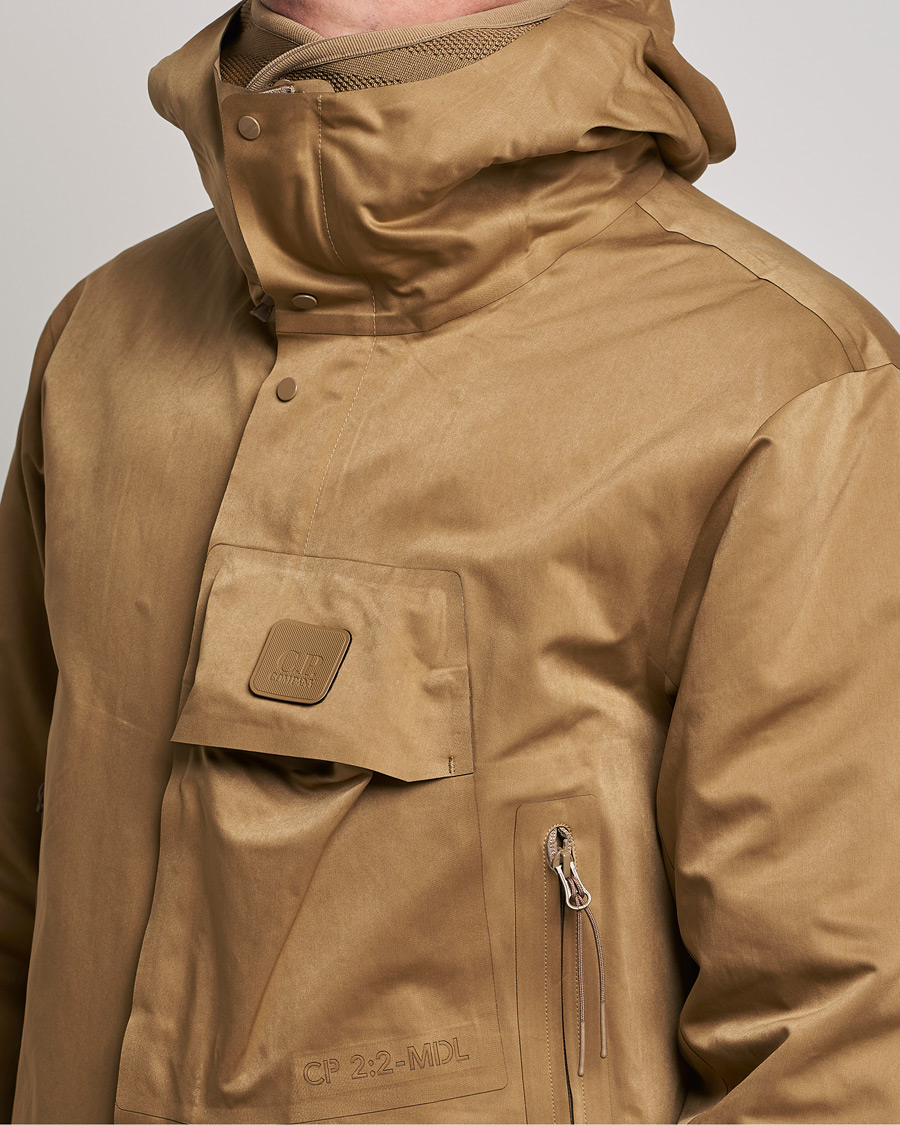 Hombres | Abrigos y chaquetas | C.P. Company | Metropolis A.A.C. Two in One Down Parka Khaki Brown