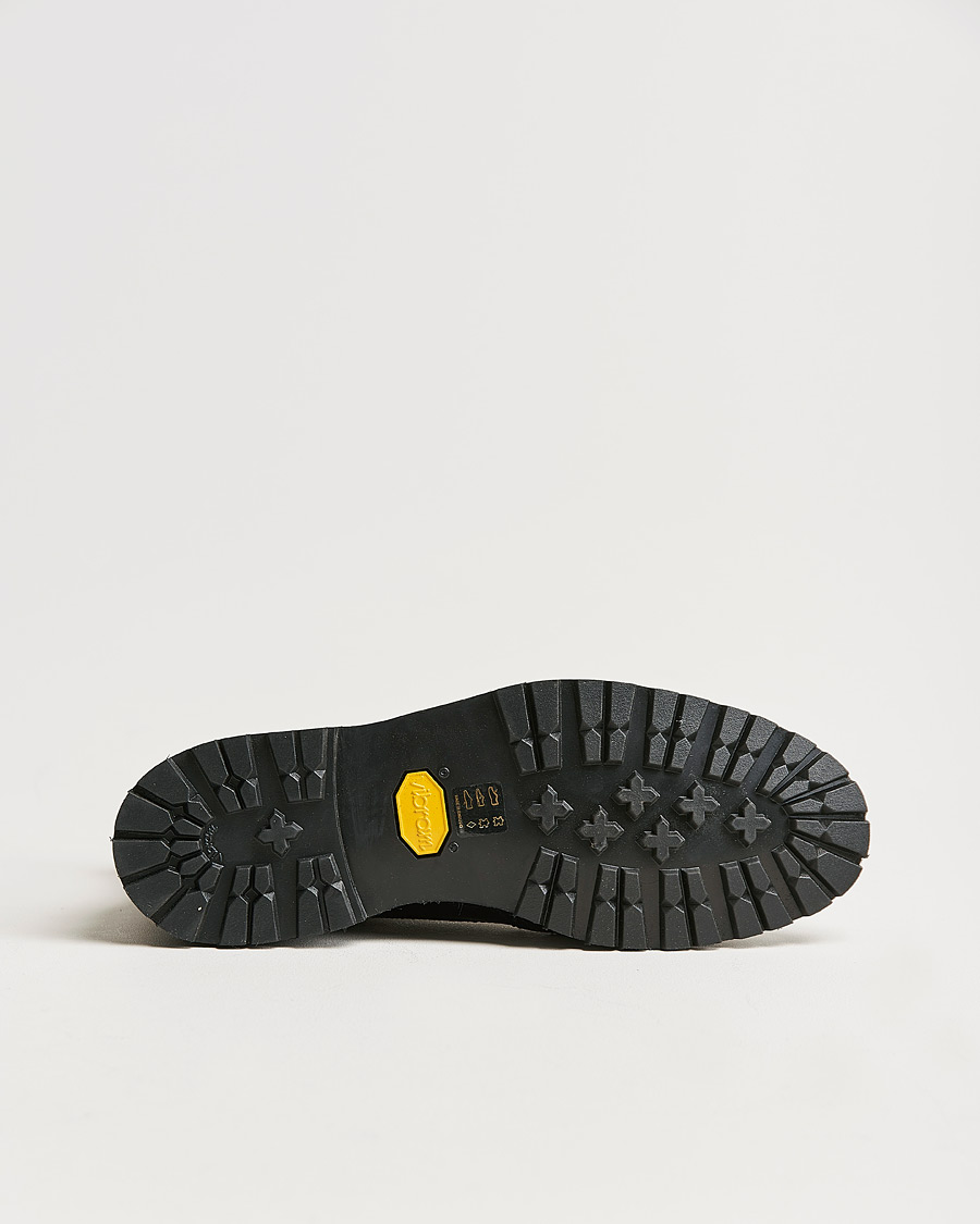 Hombres | Botas | Crockett & Jones | Islay Scotch Grain Vibram Boot Black Calf