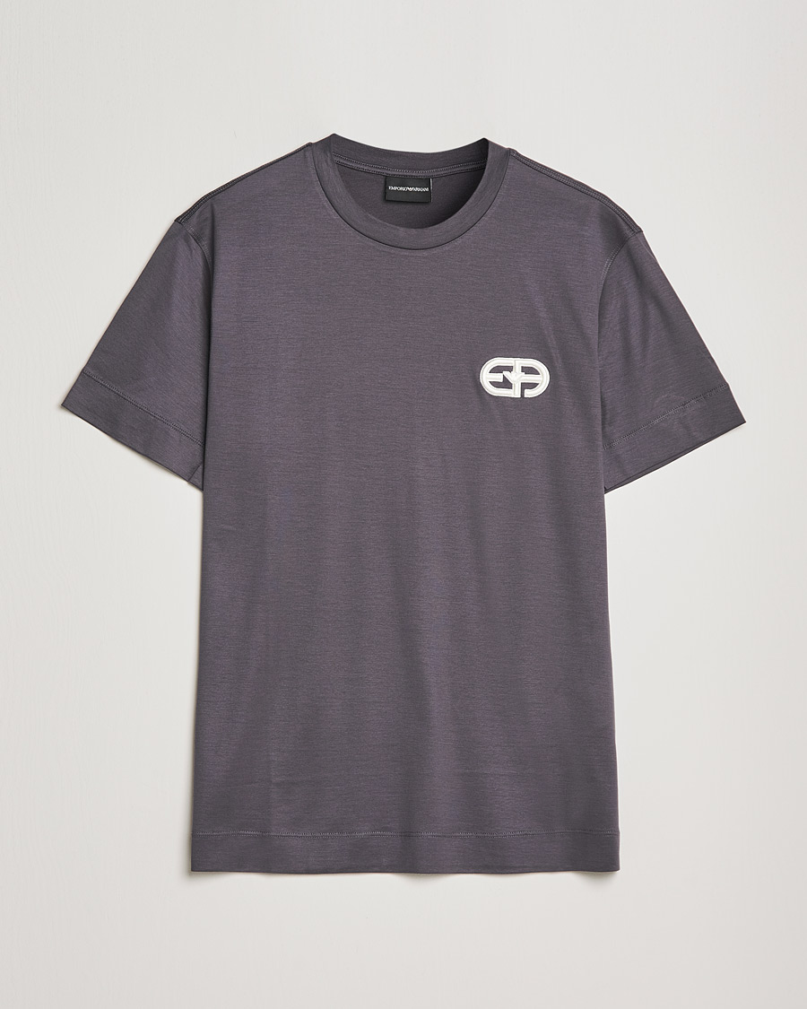 Hombres | Camisetas | Emporio Armani | Cotton Tencel Tee Grey