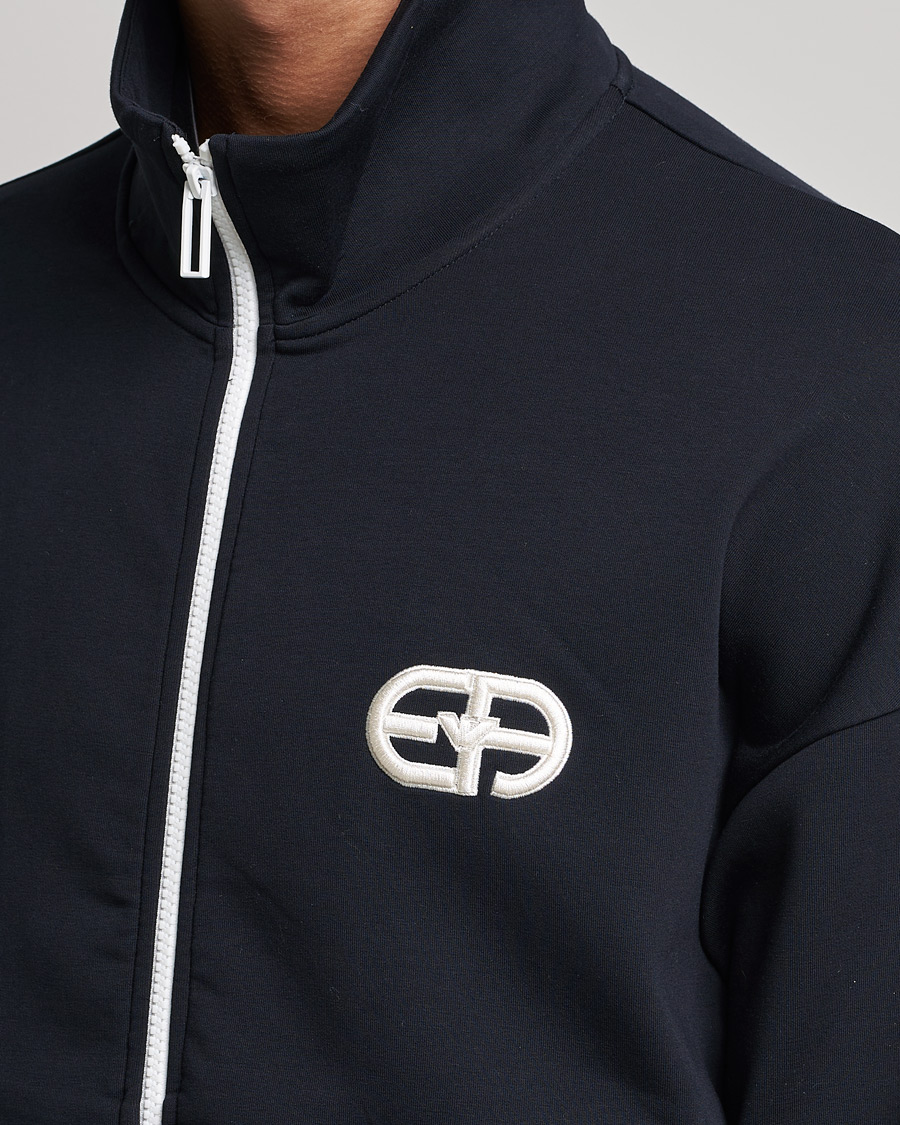 Hombres | Jerséis y prendas de punto | Emporio Armani | Wool Cardigan Dark Navy